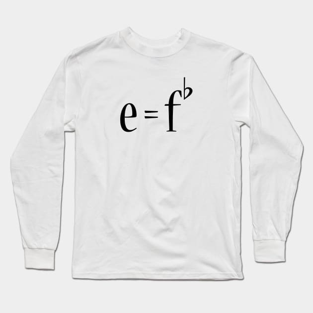 e=fb Long Sleeve T-Shirt by GramophoneCafe